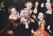 Lucas Cranach Herakles bei Omphale Germany oil painting artist